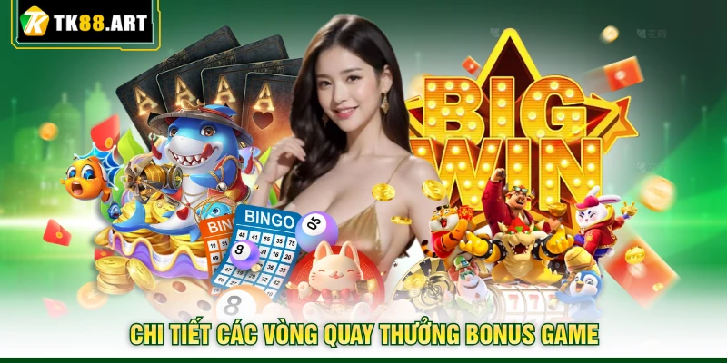 Money Time TK88 - Săn Max Win 40.000x Nhận Thưởng Cực Khủng 5 Chi tiết các vòng quay thưởng Bonus Game